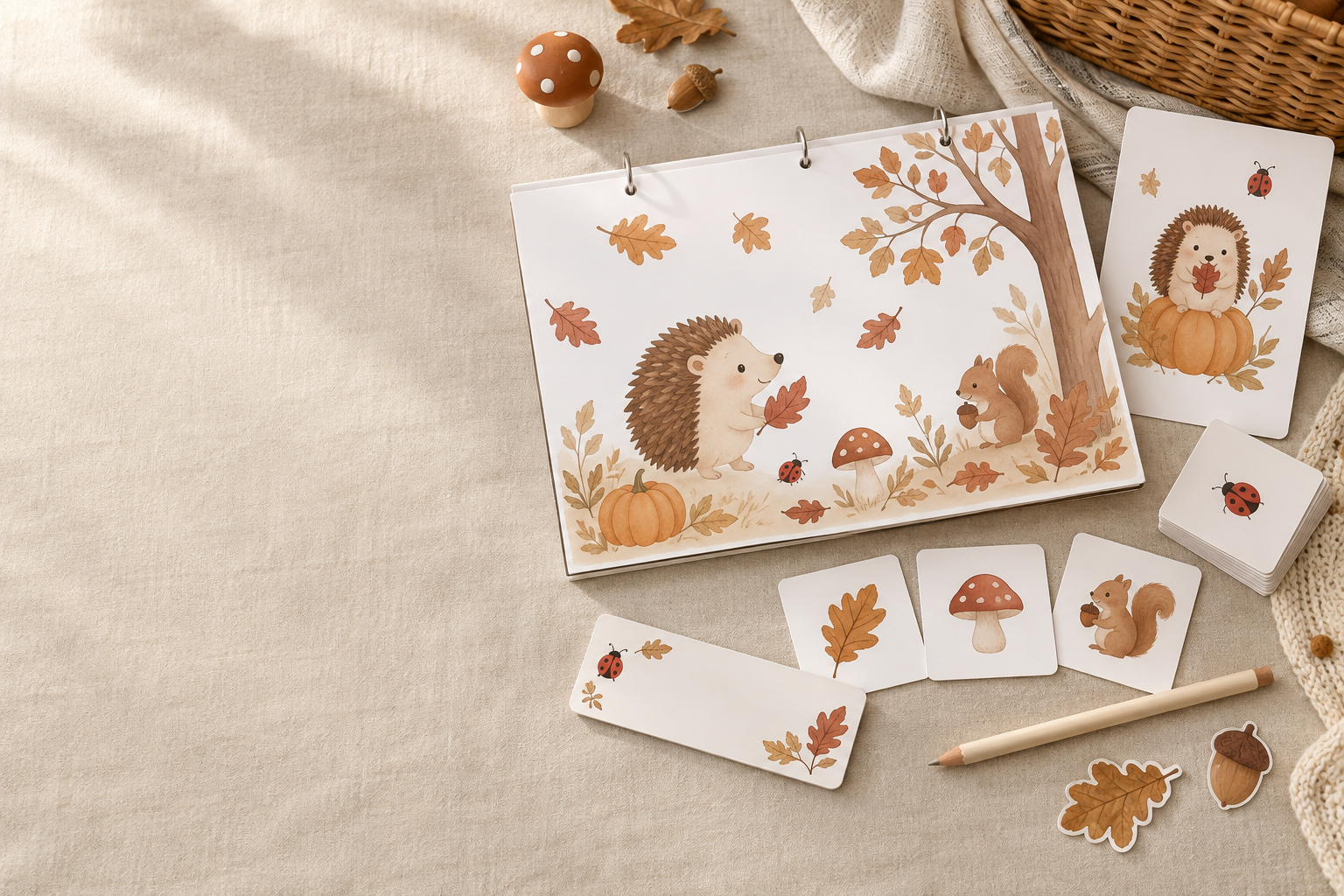 Livret d’activités d’automne pour enfant